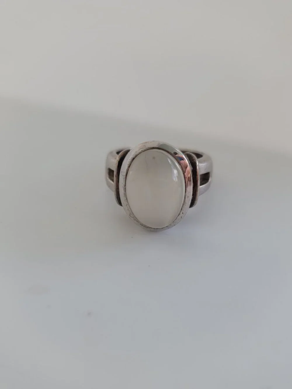 Vintage (1960s-70s) Opalite & Sterling Ring